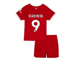 Liverpool Darwin Nunez #9 kläder Barn 2023-24 Hemmatröja Kortärmad (+ korta byxor)